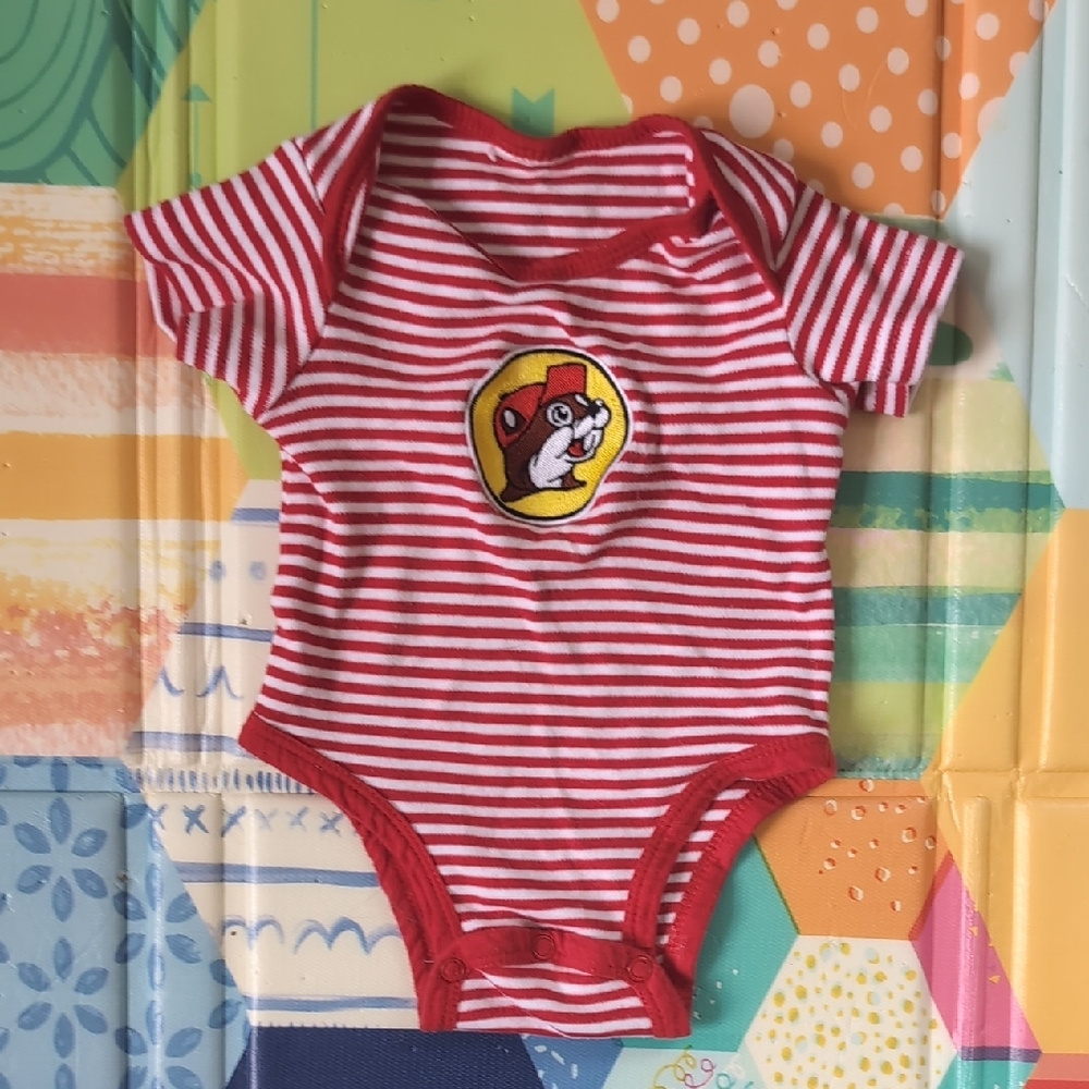 Buc-ee's Striped Bodysuit Onesie